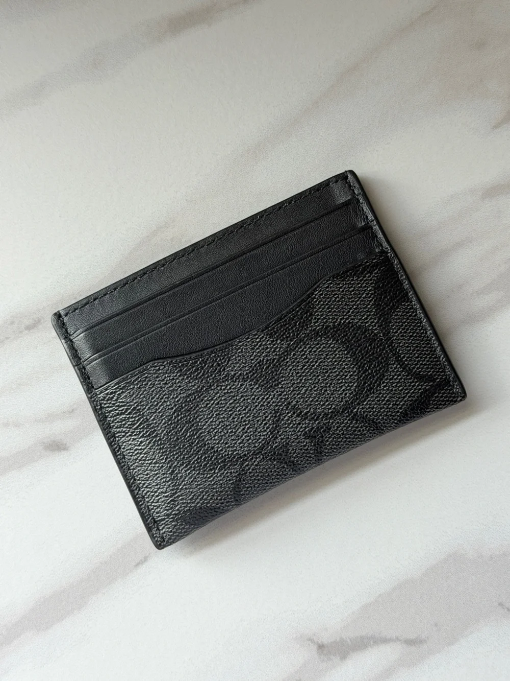 Coach Signature Card Case / ID Wallet